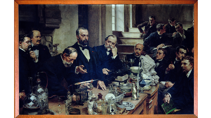 Extrait d'une huile sur toile de Léon augustin Lhermitte, 1890, Paris, École normale supérieure. © Bridgeman images