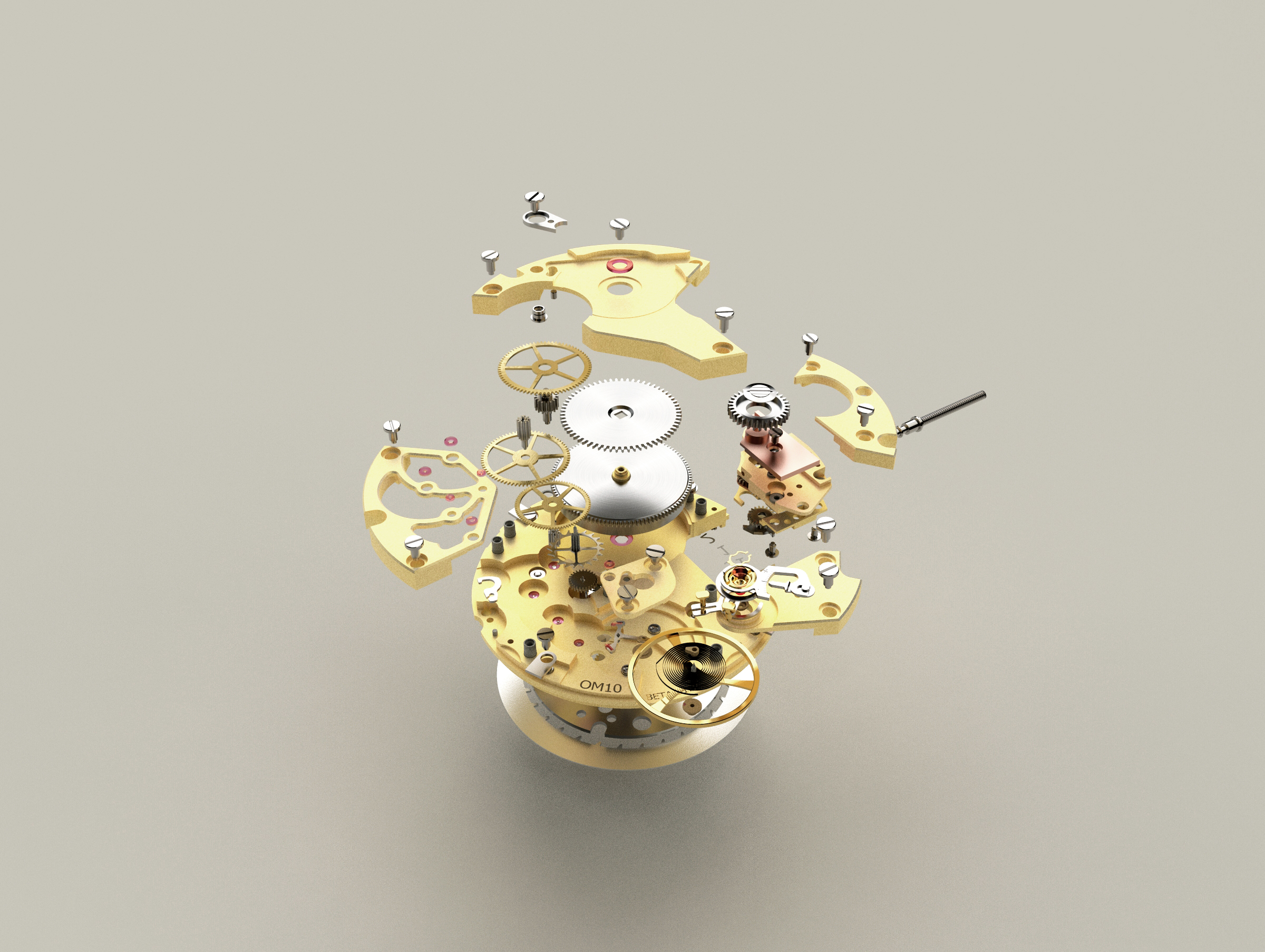 [Révolution horlogère]OM10, le premier mouvement mécanique libre de ...